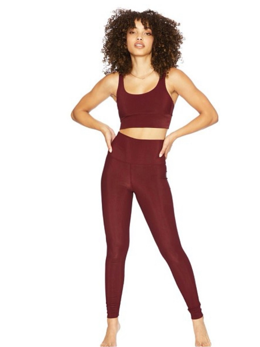 New Beach Riot Ayla Legging Oxblood size Small
